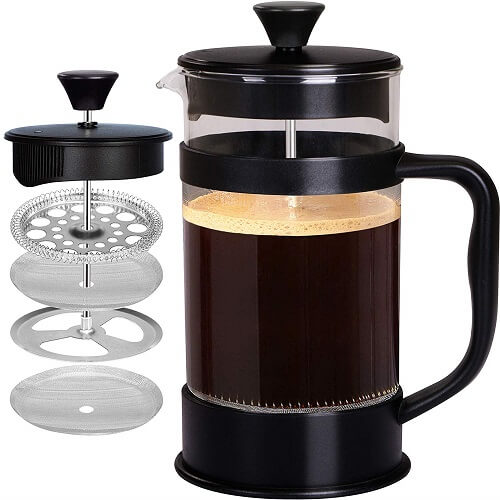 Cafeteras de émbolo Utopia Kitchen - 8 tazas (1 litro /...